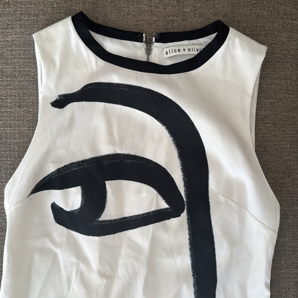 ALICE + OLIVIA  X KOKETIT CLYDE ALINE SHIFT DRESS, Size 0, $440 - Picture 14 of 14